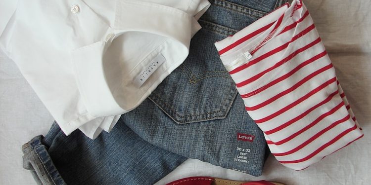 women's assorted clothes